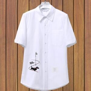 Thom Browne Men's Shirt Short Sleeve